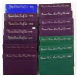 1983 Thru 1996 United States Proof Sets 14 Total