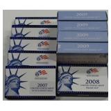 (10) U.S.Mint Proof Sets 2006-2007-2008-2009