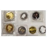 Lot of 6 Collector Coins