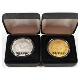 Two 1 Ounce .999 Silver Millennium Rounds