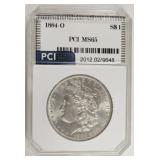 1884-O Morgan Silver Dollar