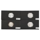 Lot Of 4 Mixed Date Morgan Dollars