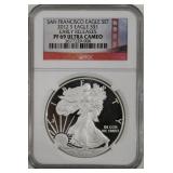 2012-S American Silver Eagle NGC PF 69 Ultra Cameo