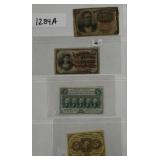 Lot of Fractional and Postal Currency