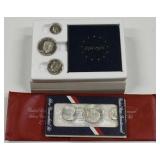 4- US Bicentennial 1976 Silver Coin Sets