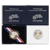 4- 2008 Bald Eagle Commemorative Half Dollars