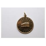 18K Yellow Gold Parthenon Charm