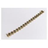Ladies Heavy 14K Yellow Gold Bracelet