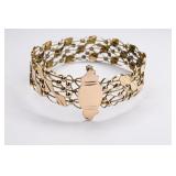 Ladies Hand-Crafted 14K Yellow Gold Bangle