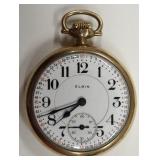 Elgin 17 Jewel Father Time Pocket Watch