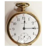 Waltham 15 Jewel Open Face Pocket Watch