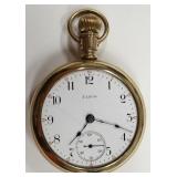 1906 Elgin 17 Jewel #336 Open Face Pocket Watch