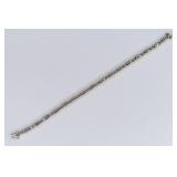 Ladies 10K Yellow Gold 1cttw Diamond Bracelet