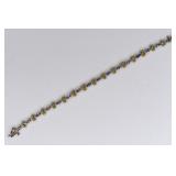 Ladies 14K Yellow Gold Tanzanite Bracelet