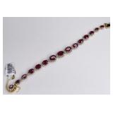 14k 21.93ctw Ruby & 1.91ctw Diamond Bracelet