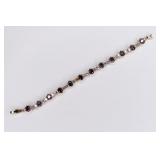 12cttw Amethyst Tennis Bracelet