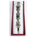 Emerald Bangle Bracelet