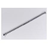 18ct Brilliant White Sapphire Tennis Bracelet