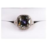 Sterling Silver Mystic Topaz Ring