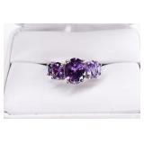 Sterling Silver Amethyst Ring