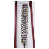 Amethyst Bangle Bracelet