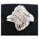 Diamond Cluster Ring