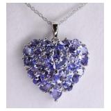 6 Ct. Genuine Tanzanite Necklace