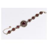 Large Ruby Tennis Bracelet