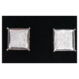 Pair of 1cttw Diamond Earrings
