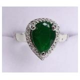 Emerald Dinner Ring