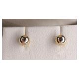 14kt Yellow Gold Stud Earrings