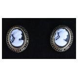 Pair of Cameo Earrings