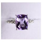 2.96 ct Amethyst Dinner Ring