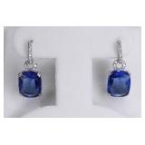 6 ct Tanzanite Dinner Earrings