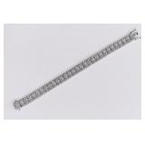 1cttw Diamond Sterling Silver Tennis Bracelet