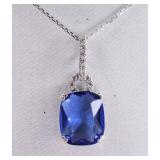 2.85 ct Tanzanite Necklace