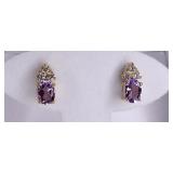 Amethyst Dinner Earrings