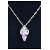 Pink Sapphire Dinner Necklace