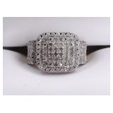 Large Diamond Dinner Ring