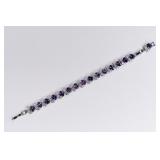 18ct Amethyst Tennis Bracelet