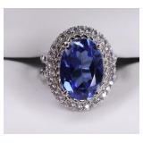 4.48ct Tanzanite Dinner Ring