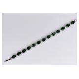 14ct Emerald Tennis Bracelet