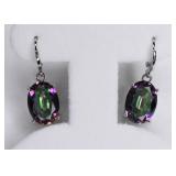Mystic topaz Pair of Earrings