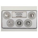 2008-S Silver Proof Set Graded PF 70 Ultra Cameo