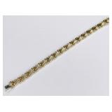 Ladies Italian 14K Yellow Gold Bracelet