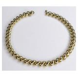 Ladies Italian 14K Yellow Gold Swirl Bracelet