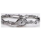 14k Ladies Hamilton Diamond Wristwatch