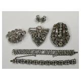 Lot Of Signed Eisenberg Rhinestone Jewelry
