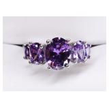Sterling Silver Amethyst Ring