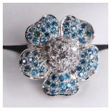 Sterling Silver Daisy Cocktail Ring